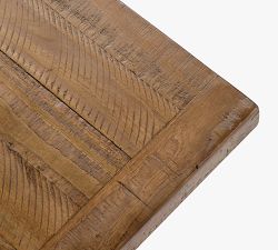 Reclaimed Parquet Dining Bench (72")