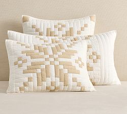Shimmer Snowflake Quilted Sham