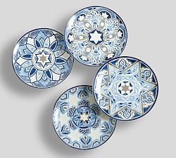 Hanukkah Medallion Stoneware Salad Plates - Set of 4