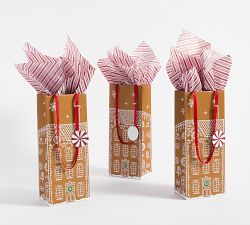 Holiday Wine Bags - Set of 3