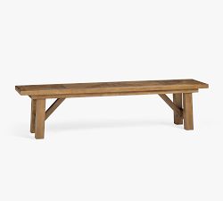 Reclaimed Parquet Dining Bench (72")