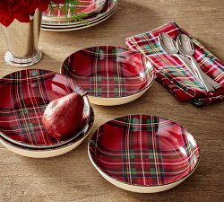 Stewart Plaid Cereal Bowls - Set of 4