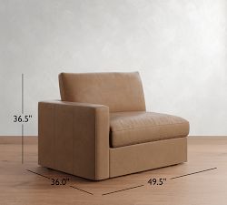 Build Your Own Westwood Square Arm Leather Sectional