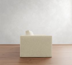 Carmel Slim Arm Slipcovered Sofa (56"&ndash;116")