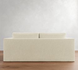 Carmel Wide Arm Slipcovered Sleeper Sofa (79"-86")