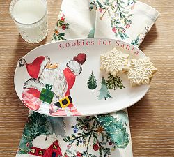 Christmas in the Country Stoneware Cookie Platter