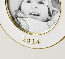 Dated Enamel Frame Ornament