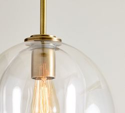 Odette Glass Globe Pendant (12")