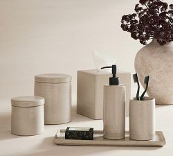 Speckled Ceramic Bathroom Accessories