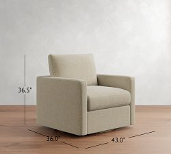 Westwood Slim Arm Swivel Chair