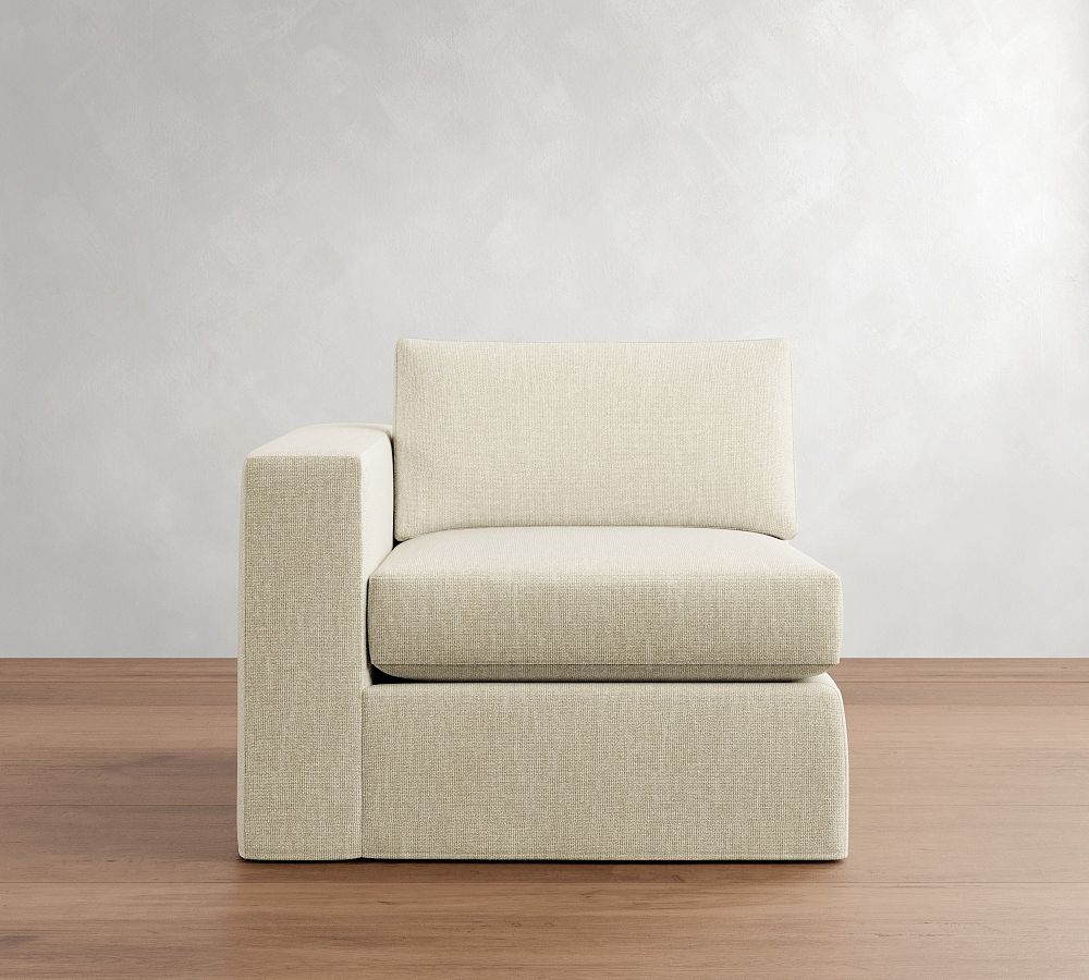 Build Your Own Carmel Wide Arm Slipcovered Sectional by Pottery Barn