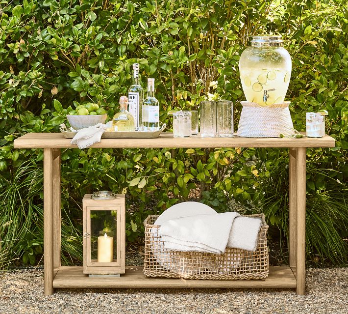 Woodside Rectangular Outdoor Console Table (60