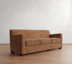 Ashby Leather Sleeper Sofa (83")