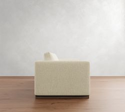 Carmel Slim Arm Wood Base Sofa (56"&ndash;116")