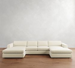 Carmel Wide Arm Double Chaise Sectional (144"&ndash;176")