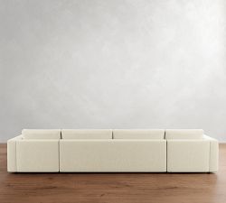Carmel Wide Arm Double Chaise Sectional (144"&ndash;176")