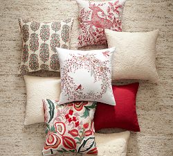 Chenille Jacquard Fern Pillow