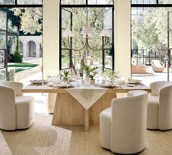 Coral Shimmer Embroidered Cotton Table Throw