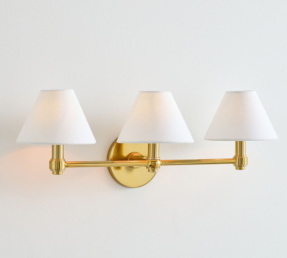Everett Metal Triple Sconce (24") by Pottery Barn