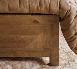 Reclaimed Parquet Bed