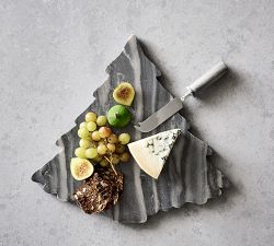 Gray Marble Cheese Knives - Set of 4