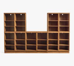 Reed Modular Bar Set with Open Shelves (108")
