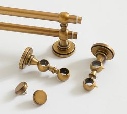 Somorset Hidden Connection Double Curtain Rod