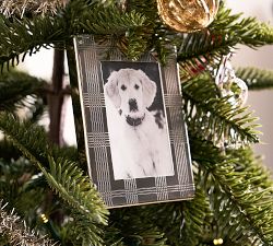 2023 Silver Stewart Plaid Frame Ornament