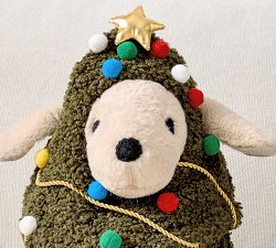 Doug the Dog Christmas Tree Shaped Pillow