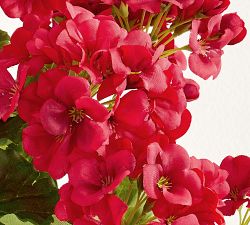 Faux Red Geranium Bundle