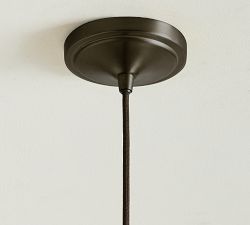 Flared Woven Cord Pendant (18")