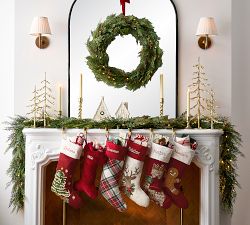 Holiday Icons Crewel Stockings