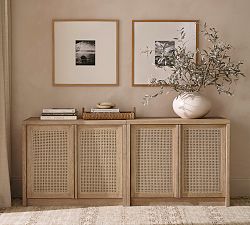 Marina Cane Storage Cabinet Console (72"-144")