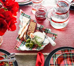 Red Ribbon Handcrafted Pitcher