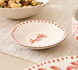 Terracotta Hand Painted Dip Dishes - Set of 4