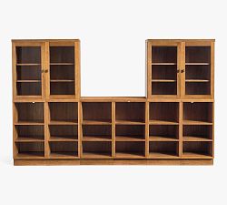 Reed Modular Bar Set with Open Shelves (108")