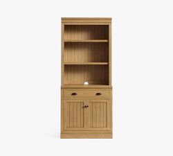 Aubrey Storage Shelf with Cabinet (36"- 72")