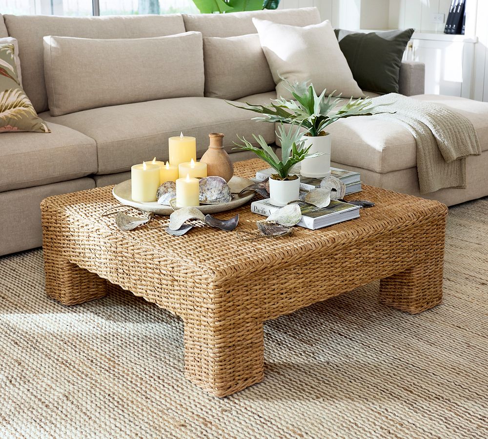 Cardiff Square Woven Coffee Table (41