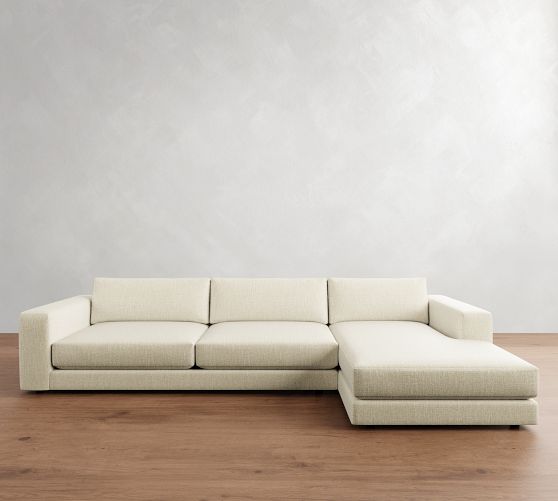 Carmel Lounge Chaise Sectional (113"-135") by Pottery Barn