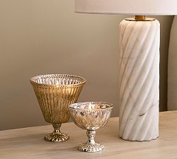Fluted Mercury Candle - Laurel &amp; Incense
