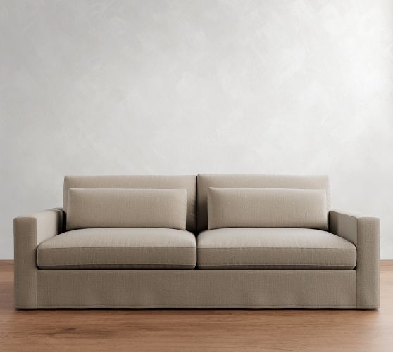 Westwood Square Arm Deep Seat Slipcovered Sofa (65"-125") by Pottery Barn