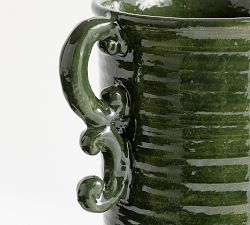 Ceramic Ornate Handled Vase