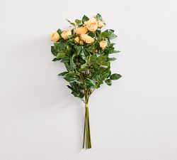 Faux Yellow Garden Rose Bundle