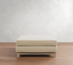 Jake Seadrift Wood Base Sectional Ottoman