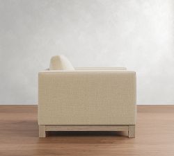 Jake Tufted Seadrift Wood Base Chair