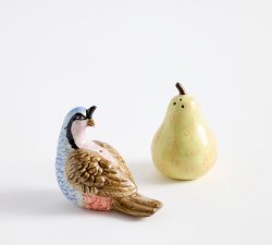 Partridge &amp; Pear Salt &amp; Pepper Shakers