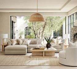 Sand Bar Coral Shimmer Pillow