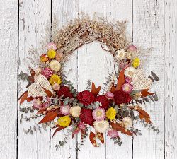 Handcrafted Legacy Blooms Wreath