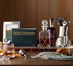 Golf Courses Leather-Bound Book