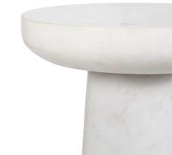 Lusina Round Marble Cocktail Table (8"w)